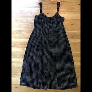 NWOT Polka Dot Button-front Dress